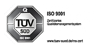 JBW ist zertifiziert nach ISO 9001:2015 vom TÜV Süd
