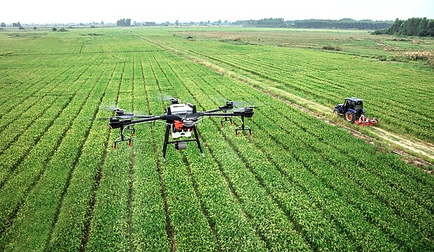 Antriebstechnik für Landwirtschaftsdrohnen