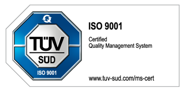 JBW is certified according to ISO 9001