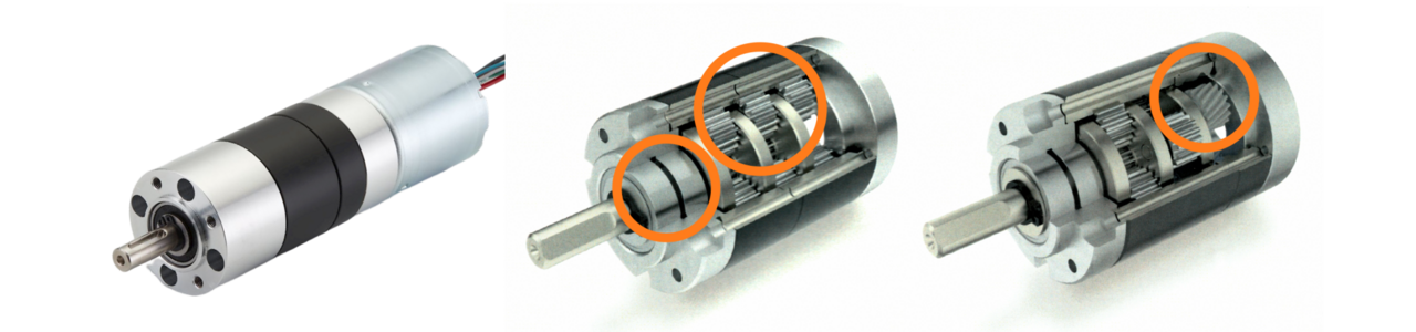 BLDC-Motor mit neuartigem Planetengetriebe P042066
