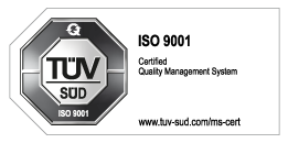JBW is certified according to ISO 9001